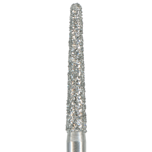 Freza diamantata cilindro-conica cu varf rotunjit