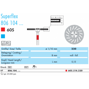 Disc fin Superflex Ø22 mm