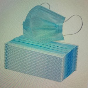 Masca / Masti faciale albastre 50buc / 3 straturi 