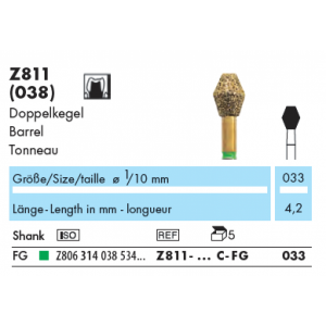 Freza diamantata butoias Abacus